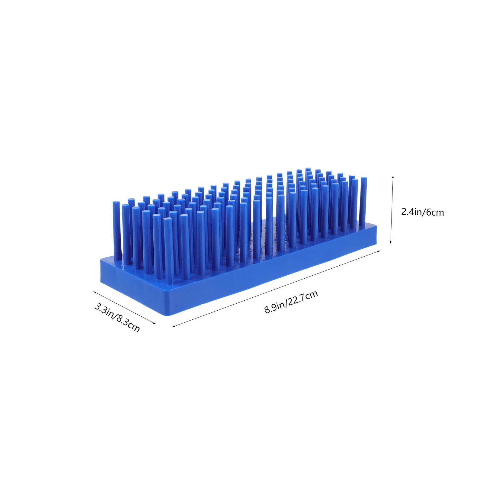 Test Tube Rack Holder Lab Test Tube Drying Drain stand Glass Plate Vertical Stand Lab Peg Rack Science experiment Chemistry Tray