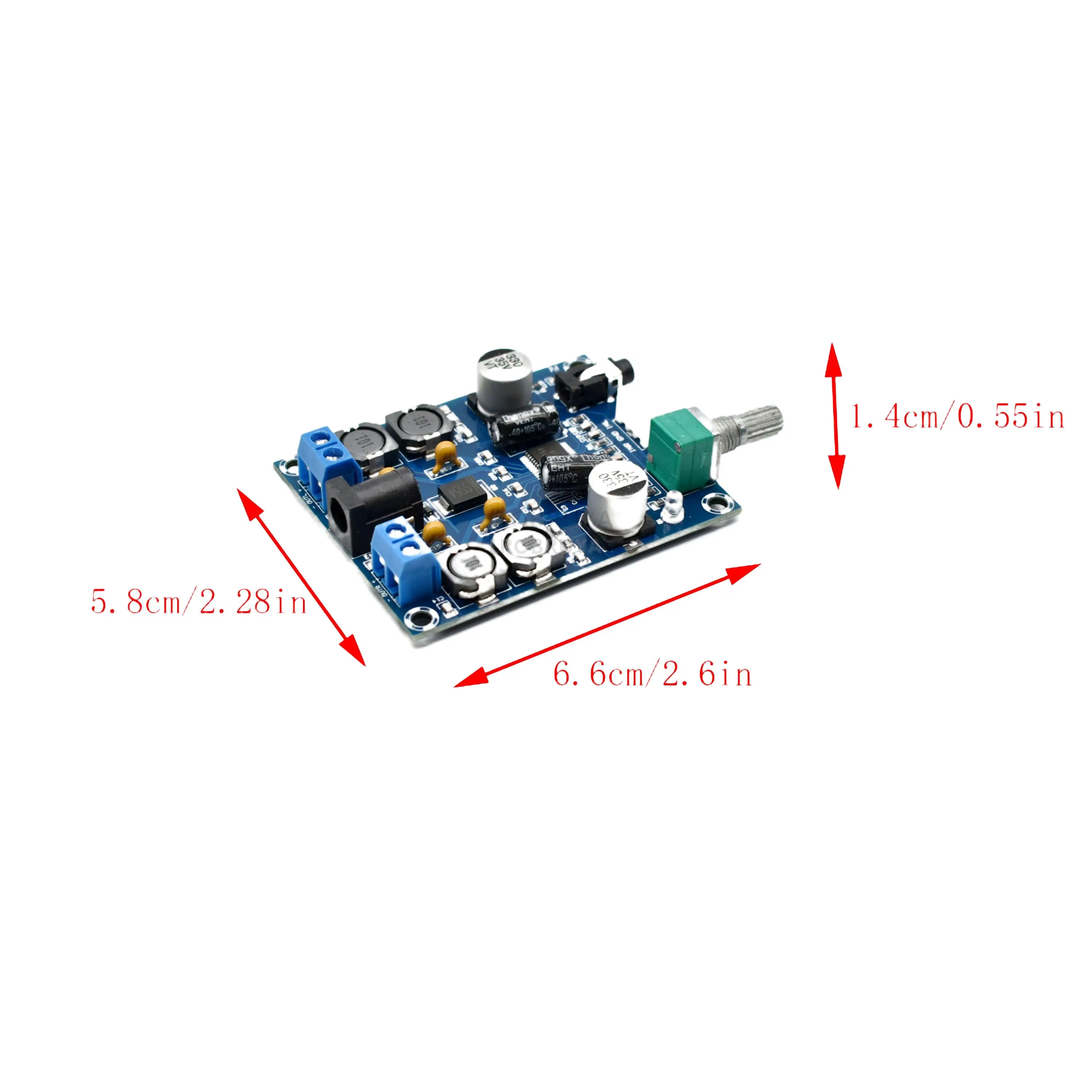 One pack of XH-M312TPA3118D2 digital power amplifier board HD audio power amplifier board output 45W*2 [28064] LTa-0041