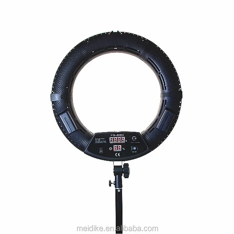 【2026】CHKJ FD-480II مصباح حلقي إضاءة التصوير الفوتوغرافي 96 واط 480 قطعة LED مصباح مصمم على شكل حلقة 3200-9900 كيلو لإعداد استوديو فيلم الوسائط على YouTube M #2