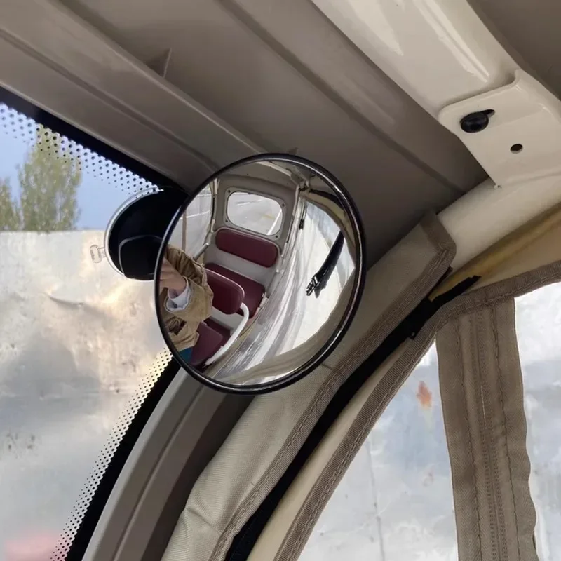 360° Rotation Wide-angle Rearview Convex Mirror Car Rearview Mirror Handlebar Mount Auto Tricycle Rear View Mirrors Car Parts