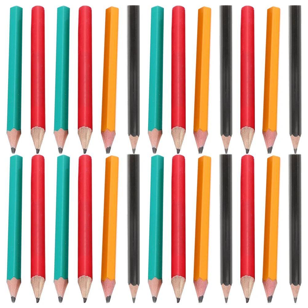 

60 Pcs Short Pencil Mini Thick Handwriting Pencil Toddler Preschool Kindergarten Regular Wooden Lead Pencil Writing Supply