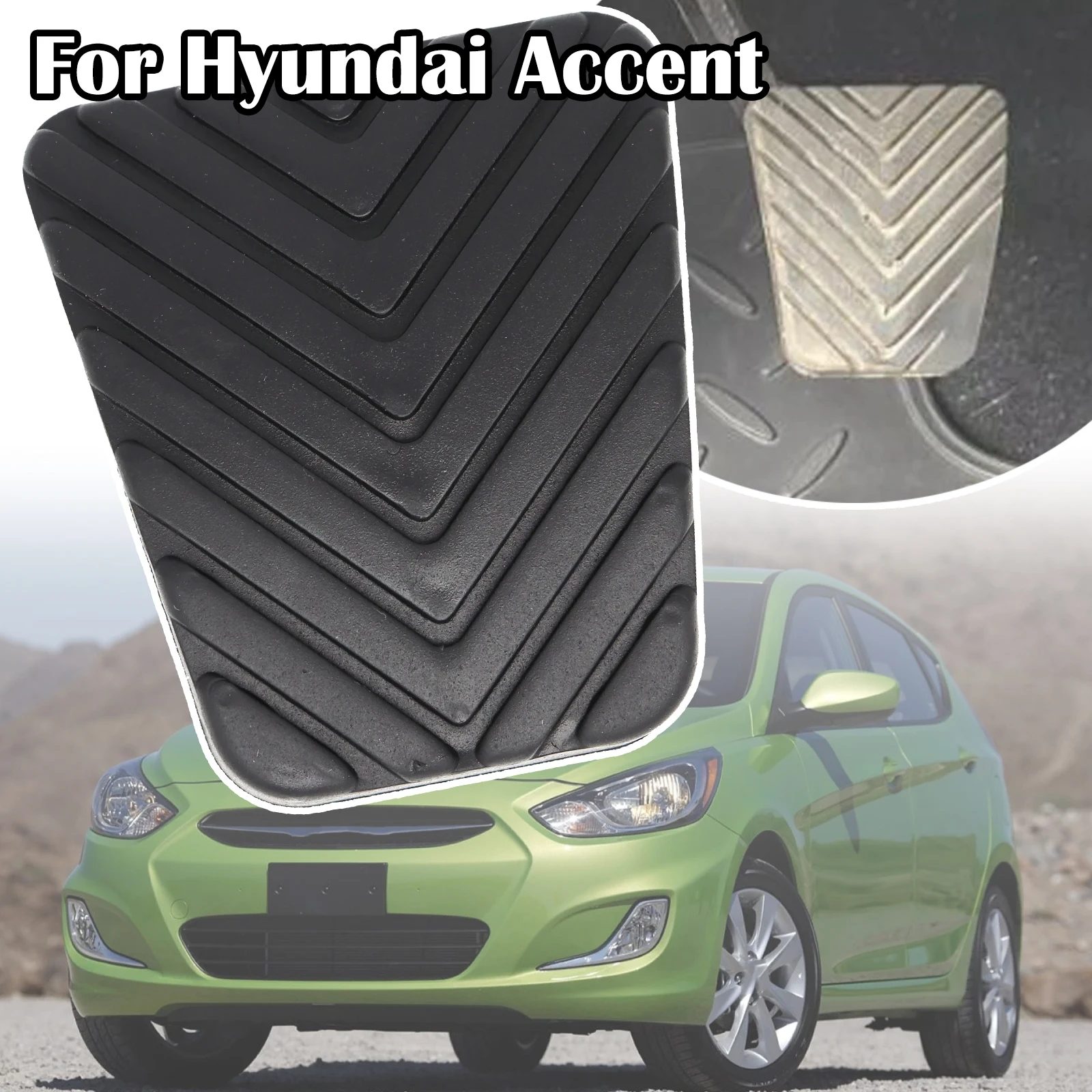 

Brake Clutch Foot Pedal Rubber Pad Cover For Hyundai Accent Verna Super Pony Brio Dodge Attitude 2005 2006 2007 2008 2009 2010