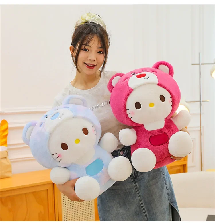 

Sanrio Hello Kitty Anime Hello Kitty Stuffed Toys Plushier Soft Pillow Birthday Gifts For Girls Kawaii Hello Kitty Plush Dolls