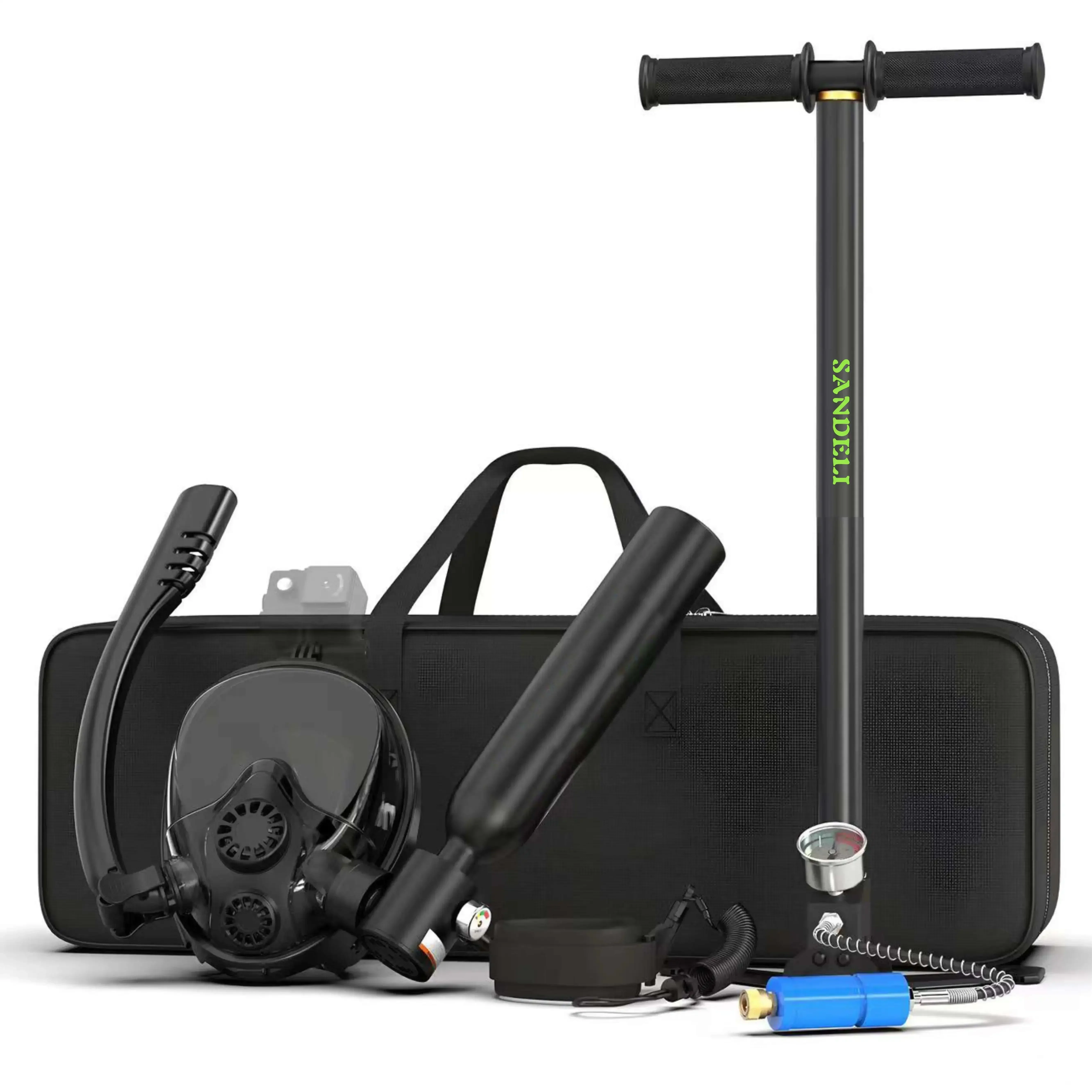 الغوص خزان صغير 0.5l خزان سكوبا قناع فرعي موضة مضخة يدوية خفيفة الوزن اسطوانة Ox ygen مجموعة معدات تحت الماء