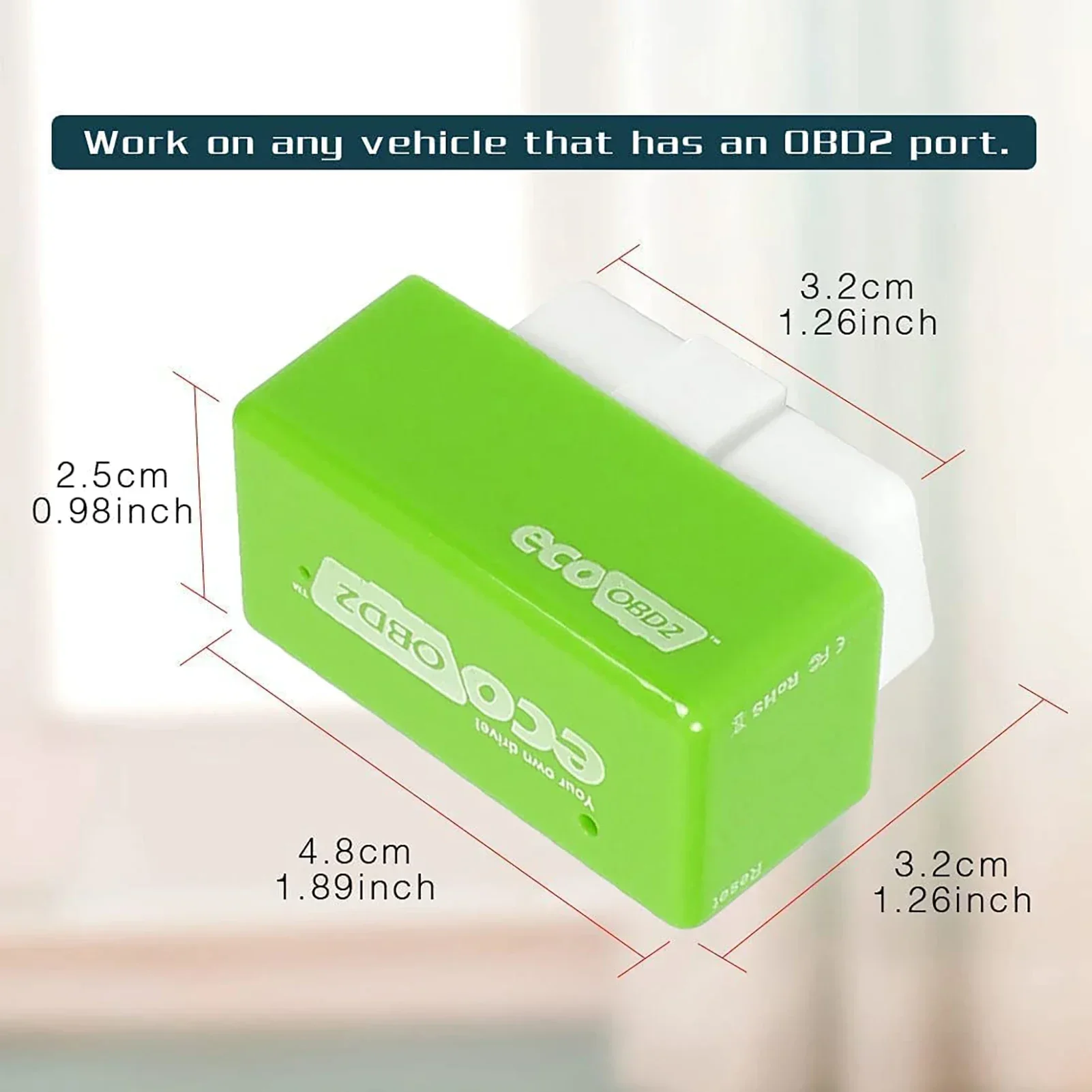 ECO OBD2 Fuel Saver Pro - Puce de réglage économique universelle pour gaz/diesel avec 15% d'économie de carburant