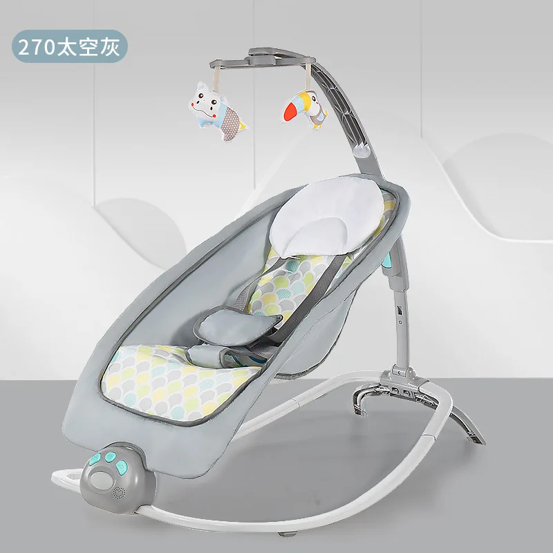 Baby coaxing artifact  chair Children rocking chair  rocking rocker Soothing basket  cradle