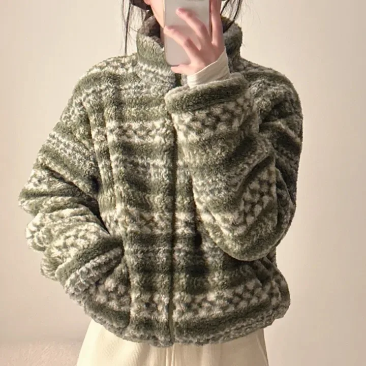 

Шикарное осенне-зимнее теплое хлопковое джето женское модное пальто контрастного цвета с дизайном Sense Sweet Sle ort