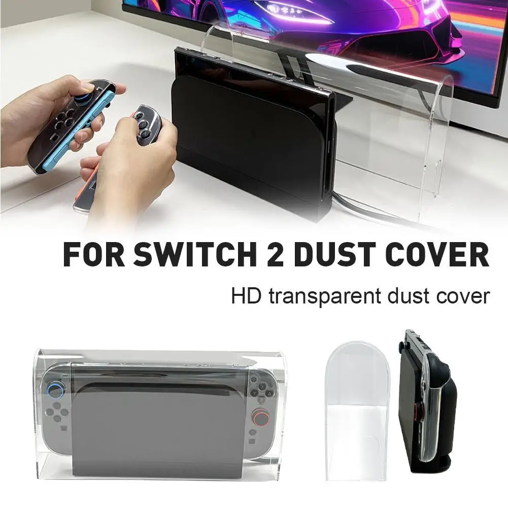

For Nintendo 2 Transparent Acrylic Dust Cover Anti Acrylic Covers Waterproof Guard Cover Hard Scratch Dust Accessori G1F5