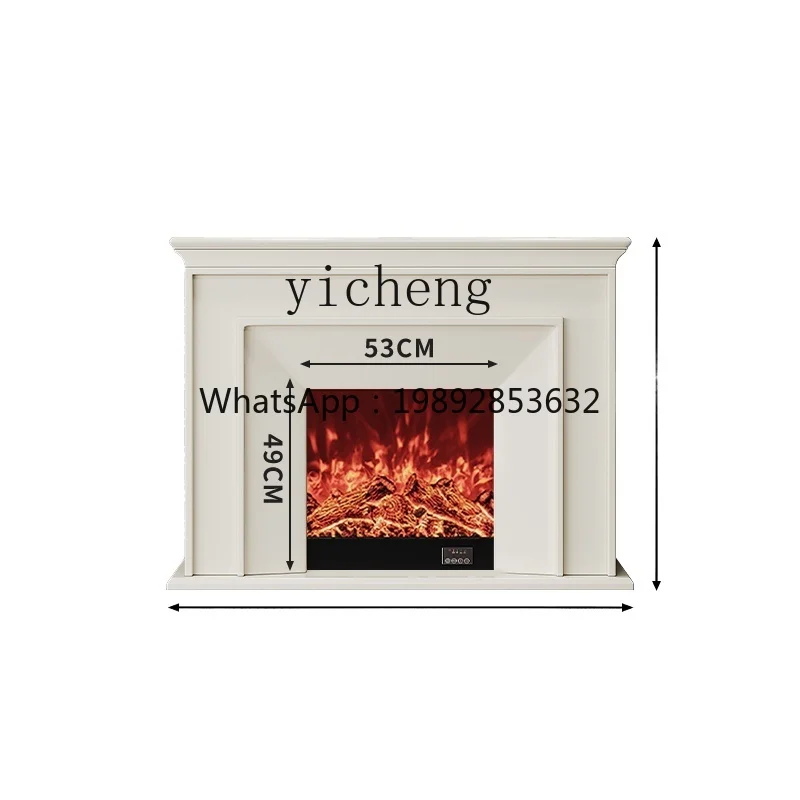

TQH Fireplace Decorative Cabinet European Fireplace Rack Electronic Fireplace Core Simulation Fire Home