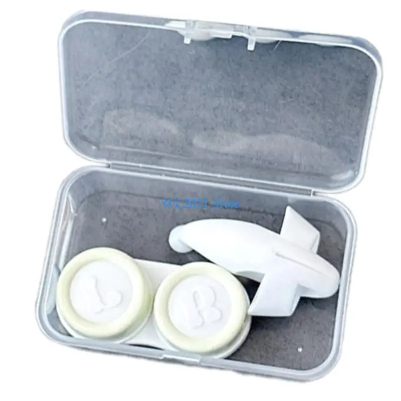 G5GC العدسات اللاصقة ارتداء مجموعات عدسة الملقط شفط عصا السفر حاوية للعدسة #3