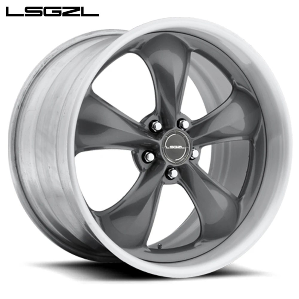 Custom Forged 5 Spokes Deep Concave Deep Dish Alloy Rim 5x114.3 5x130 5x120 20 22 24 26 Inch Wheels For Cadillac Ram Chevrolet