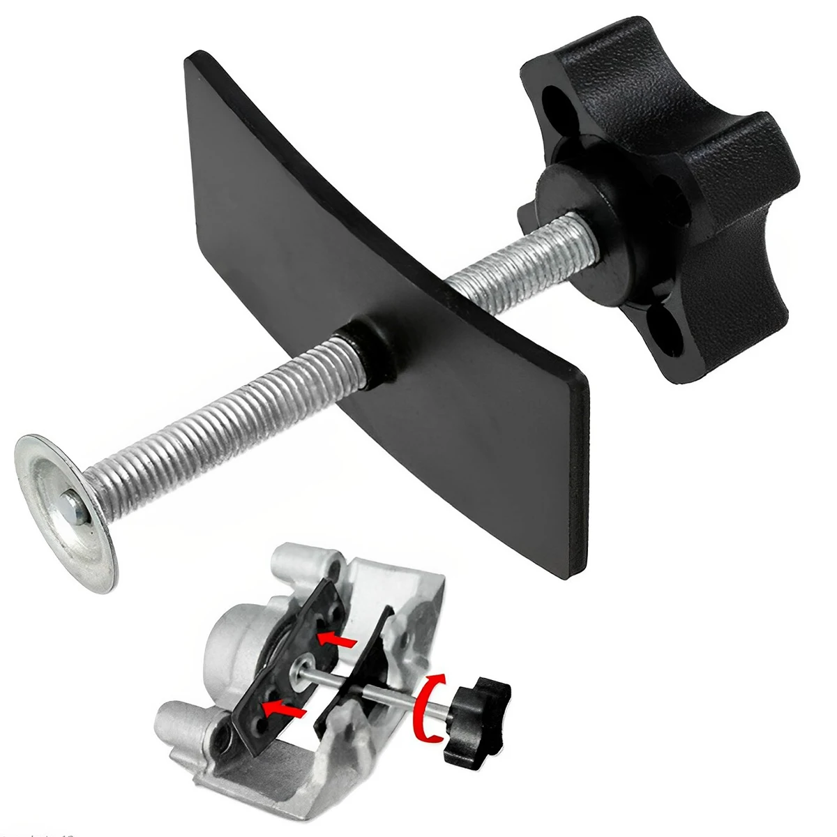 Car Wheel Cylinder Disc Brake Pad Sturdy Car Disc Brake Pad Spreader Installation Caliper Piston Compressor Steel Press Tool