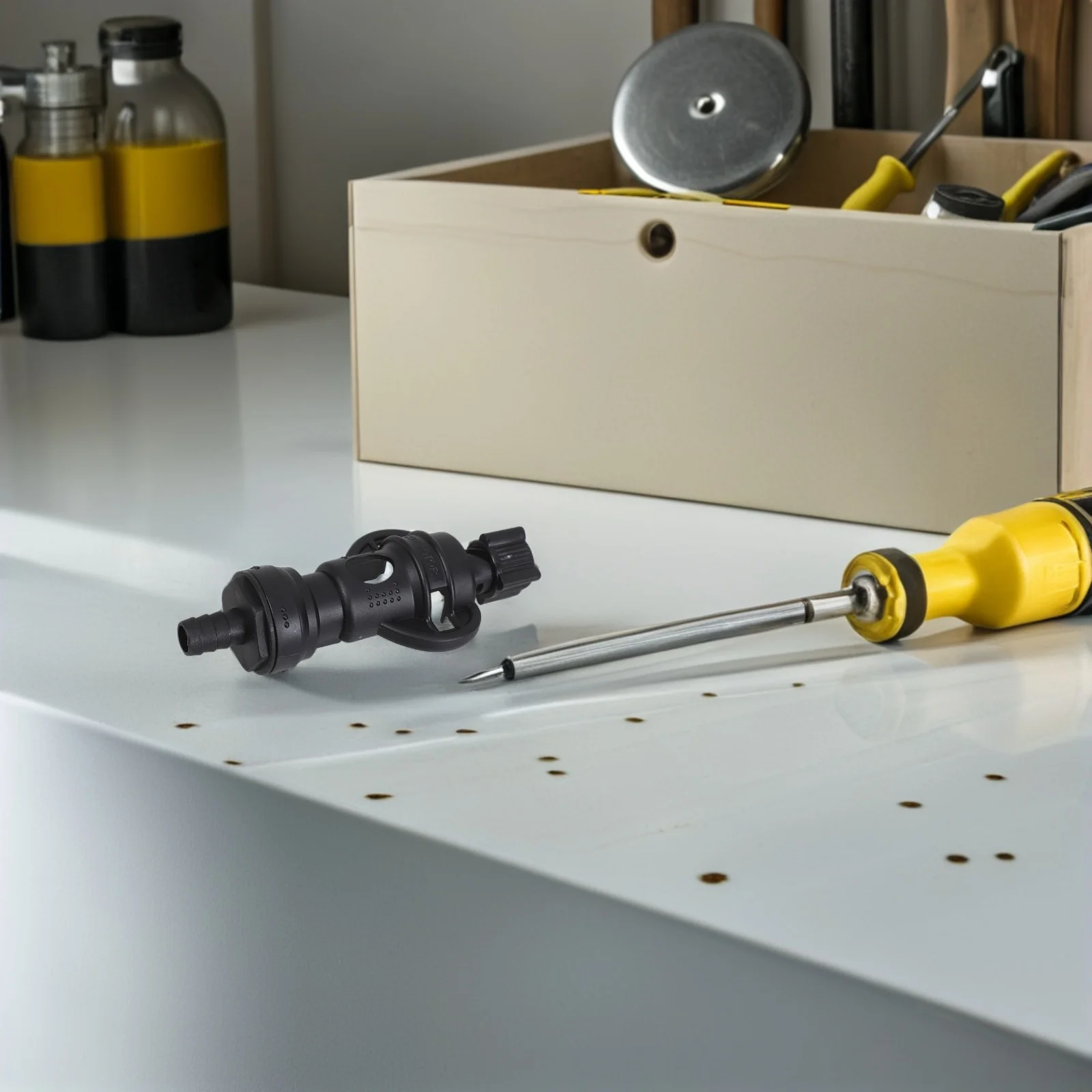 

Butterfly Spout Connector for Wine Bags - Leakproof Transfer Adapter Tool for Refill and Emptying Pouches - Compatible with Most