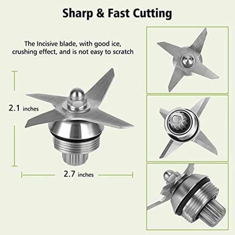 Wet Blade Assembly substituição, compatível para Vitamix 5200 Series Blender