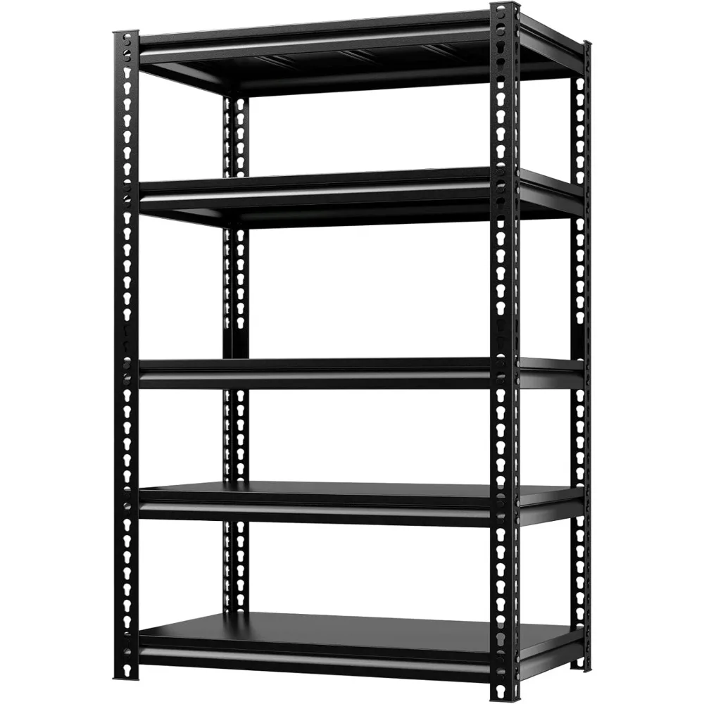 Garage Shelving 2000 LBS Adjustable 5 -Tier Garage Storage Shelves Metal Shelving Units and Storage Rack Shelf for Garage