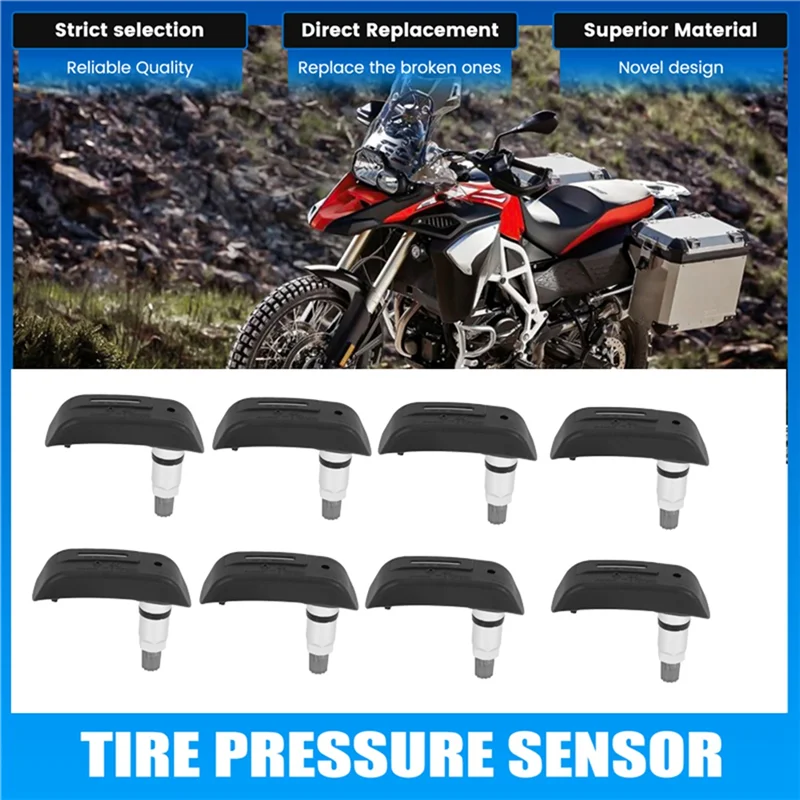 

For BMW F 650 700 800 K 1300 R 1200 GS 2003-2018 Motorcycle Tire Tyre Pressure Sensors- 8Pcs TPMS Sensor Set(36318532731)