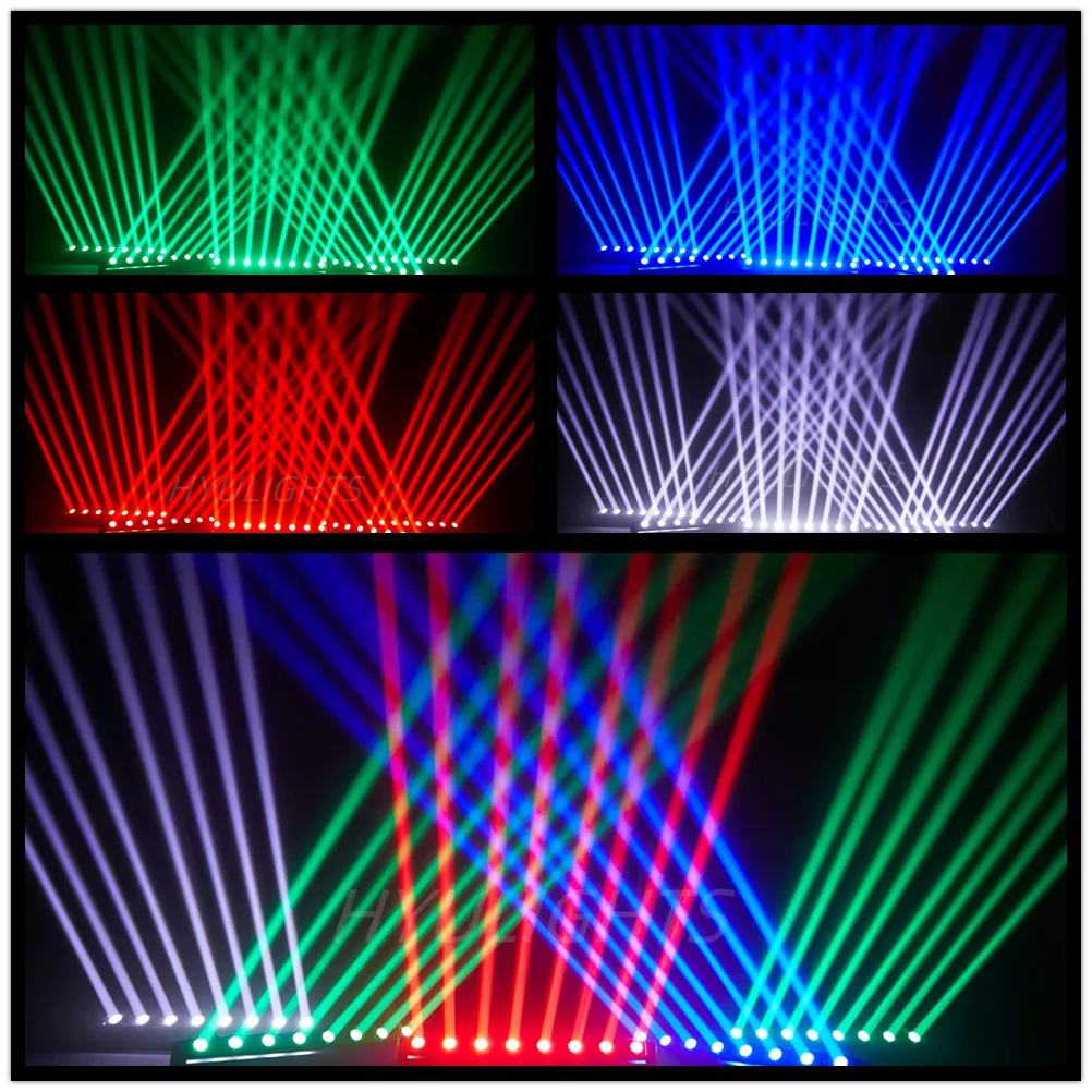 8x12W RGBW LED Bar Beam Moving Head Light Audience Luces De Discoteca Jeux De Lumières DJ Party Lights Luces DJ Lyre DJ