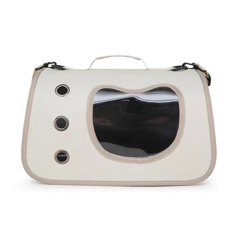 Large Capacity Portable Cat Carrier Backpack: A Space Capsule for Your Pet thumbnail