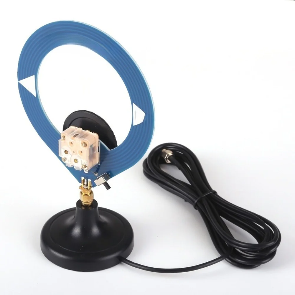 HF Loop Antenna Shortwave Antenna Compact Loop Design 4MHz-24MHz Coverage Lightweight For Travel Shortwave Antenna