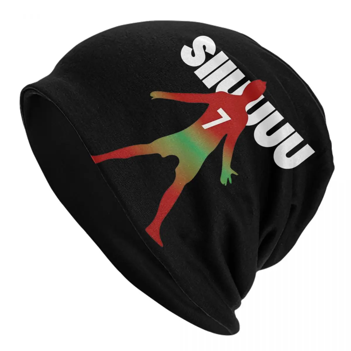 Siuuu CR7 Portugal Skullies Beanies Hat Hip Hop Unisex Ski Cap Warm Thermal Elastic Bonnet