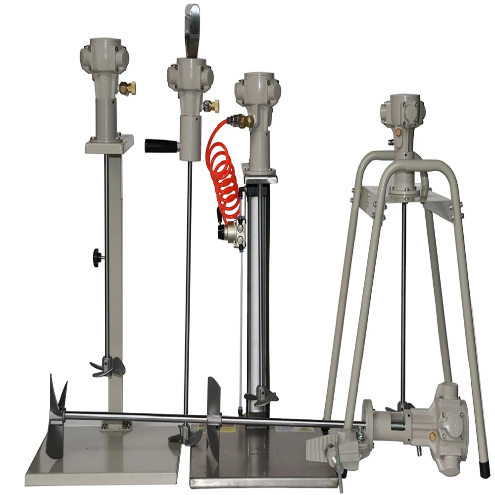 5 لتر المحرض مروحة نوع المحرض الطلاء السائل خلاط آلة التحريك 1 جالون 1/16 محرك الهواء محرك هوائي صغير يعمل بالهواء المضغوط