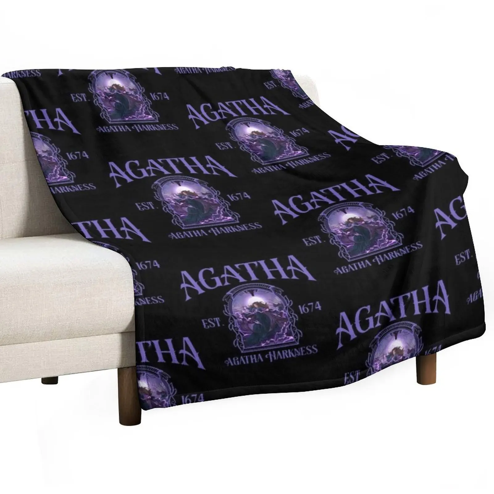 Agatha Harkness EST 1674 Throw Blanket For Baby Decorative Sofa for babies Picnic blankets and throws For Sofa Thin Blankets