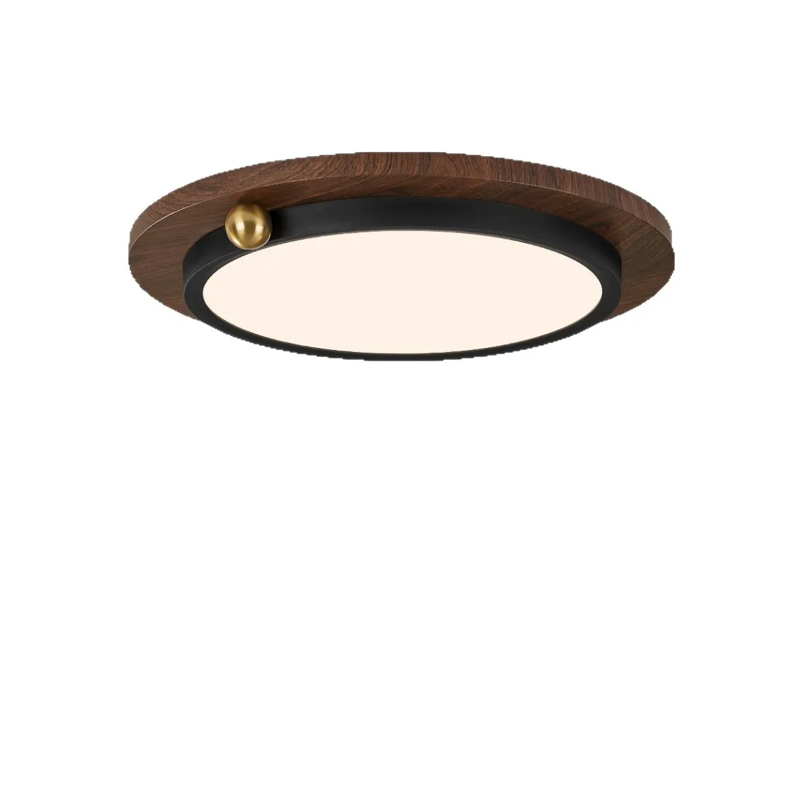 

Walnut Italian retro master bedroom room light, full spectrum eye protection study light