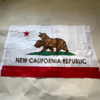 newCalifornia Republic NCR two-headed Bear California Flag 90x150cm flag hangs high quality 3x5 ft polyester trim flag banne