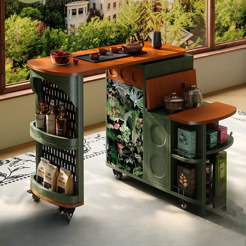 

Movable tea table tea table antique style