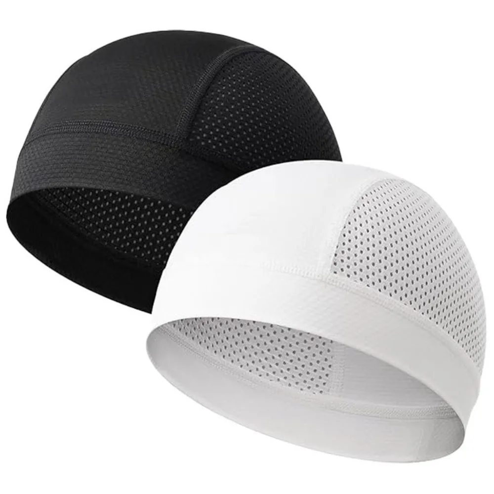 Outdoor Thin Mesh Skull Beanie Cap Sun Protection Breathable