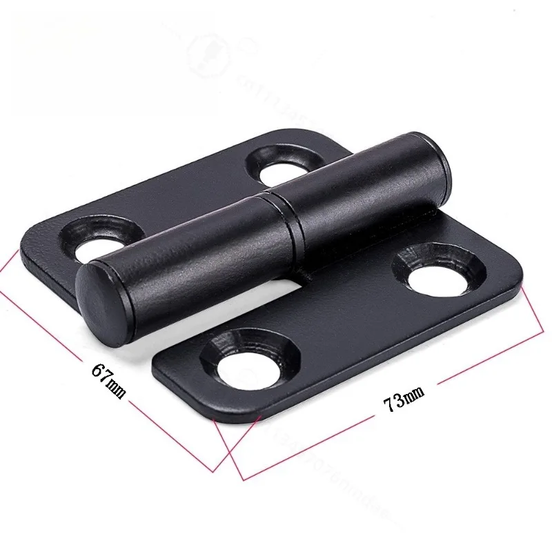 501 602 Sprayed Iron Cabinet Hinge Silent Generator Set Door Hinge Hardware Replacement Fitting