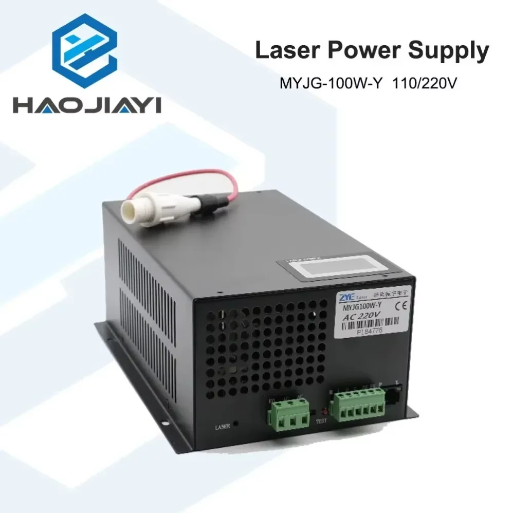 High Performance 100W CO2 Laser Power Supply for Reci EFR Yongli CDWG Laser Tube Engraving and Cutting Machine Equipment