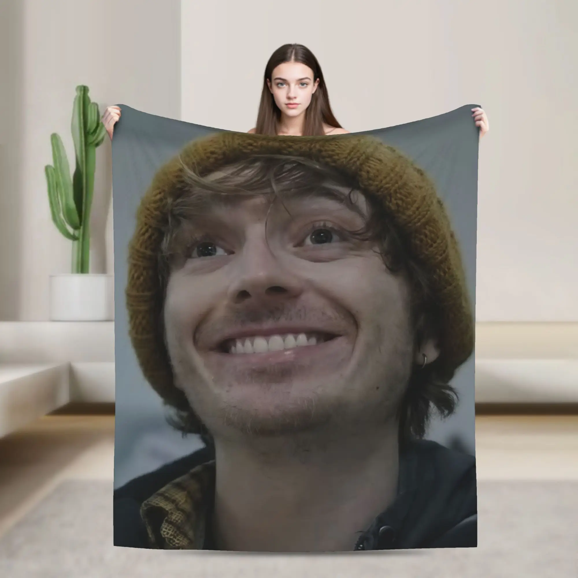Bryan Hodukavich Game Knitted Blanket R-Residents Horror Movie Fleece Throw Blankets Summer Air Conditioning Warm Bedspreads