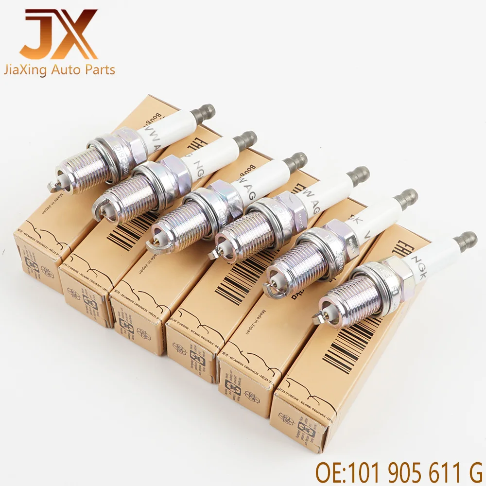 

6PCS Original 101905611G Platinum Candles For Audi A4 A5 A6 A7 A8 Q5 Q7 S4 S5 SQ5 Panamera Cayenn Touareg3.0T 101 905 611 G
