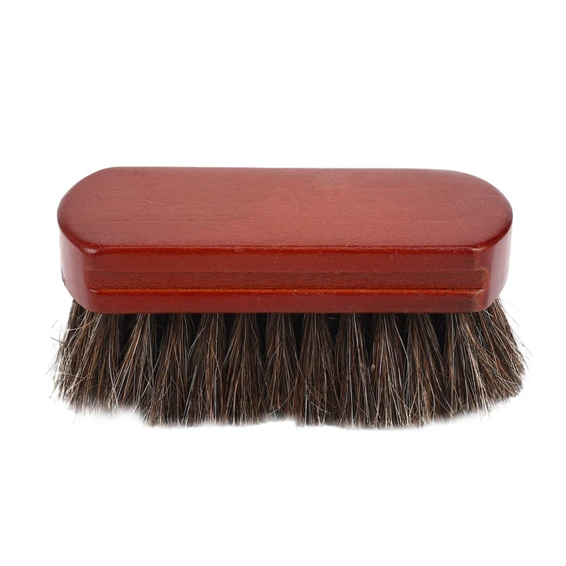 Brosse à raser avec manche en bois pour homme, poils de cheval naturels, moustache, barbe qualifiée ale, livres, 2 pièces