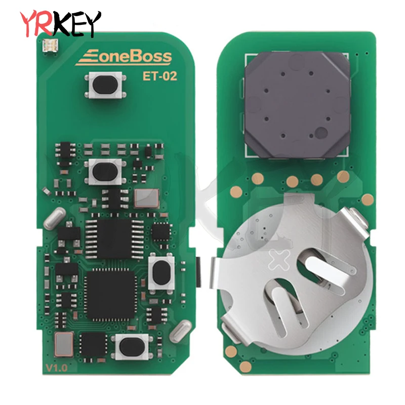 EoneBoss ET‑02 Global Remote Key Fob For Toyota Land Cruiser Camry Levin Prado Highlander Corolla 4D 8A Chip Generable Bluetooth