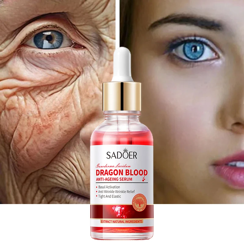 

Dragon Blood Serum Placenta Rejuvenation Anti Aging Wrinkle Remove Skin Whitening Face Firming Essence Korean Cosmetics