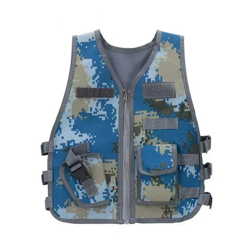 Kids Camouflage Uniform for Boy Special Forces Combat Tactical Vest Girls  Cosplay Training Soldier Clothes