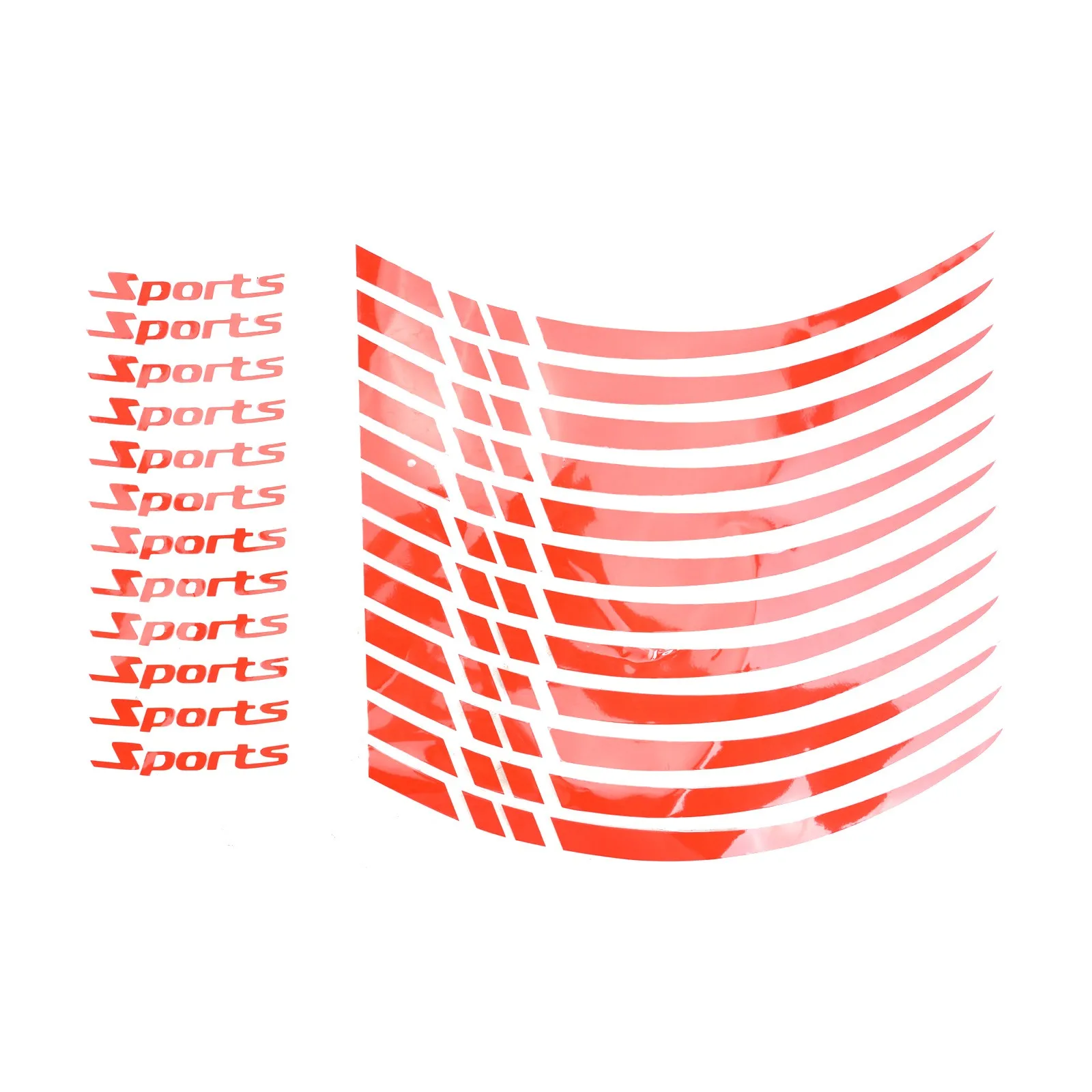 

Наклейки на колеса мотоцикла для колес 18-21 дюймов, для ночной езды, простая установка, улучшенная видимость