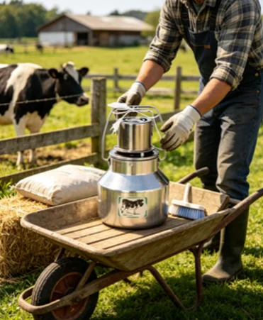 Electric Milk Separator, Butter Remover, Herder Household Mixer, Stainless Steel Cream Machine