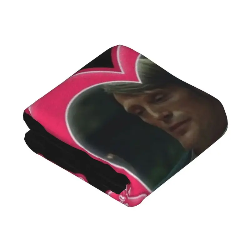 Custom I Love My Peepaw Mads Mikkelsen Blanket Soft Fleece Spring Autumn Warm Flannel Hannibal Throw Blankets Sofa Bedding Quilt
