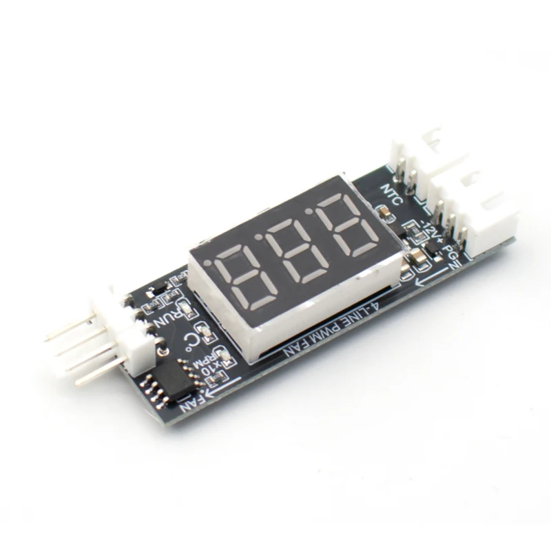 1PCS 12V 3A DC PWM 4 Wire Fan Temperature Control Speed Controller Chassis Computer Noise Reduction Module NTC B 10K 3950