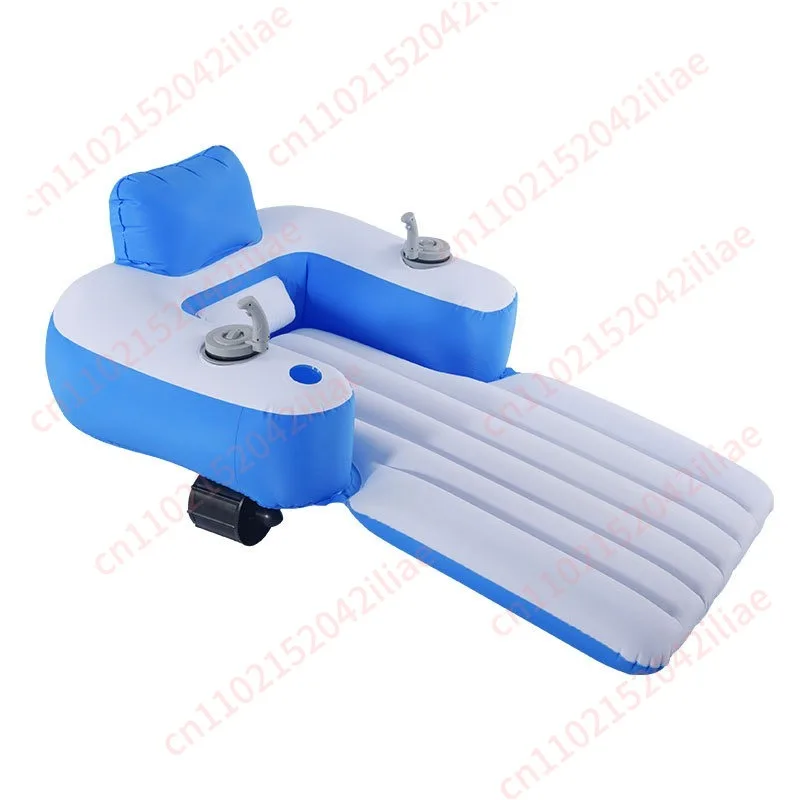 Square Electric Inflatable Water Seat, Floating Lounge Chair with Thruster for Adult Swimming & Water Sports