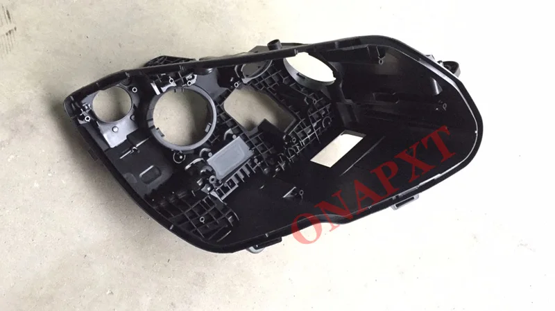 Auto Auto per Mercedes-Benz classe C W205 2019-2021 copertura faro anteriore Base nera faro posteriore alloggiamento protezione inferiore Shell