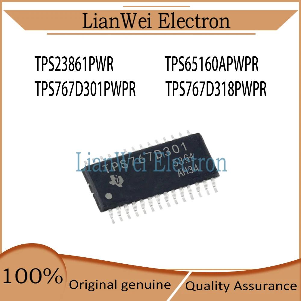 

TPS767D301 TPS767D318 TPS23861 TPS65160A TPS23861PWR TPS65160APWPR TPS767D301PWPR TPS767D318PWPR IC Chipset HTSSOP-28