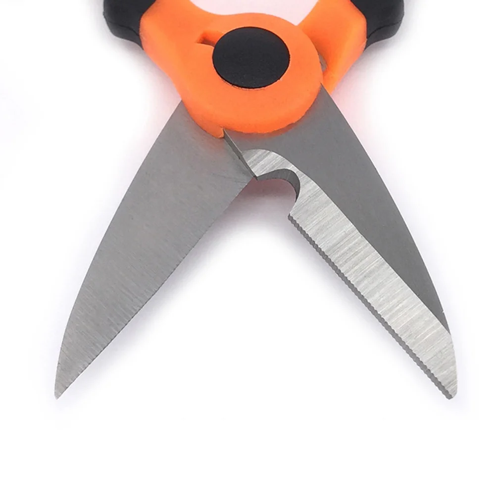 

Fishing Scissors Heavy Duty Stainless Steel Anti-Bite Line Cutter Corrosion Resistant Portable Non-Slip Grip For Saltwater