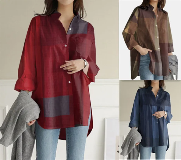 

Женские свободные повседневные лоскутные длинные све клетчатые удобные дышащие модные женские сумки irt