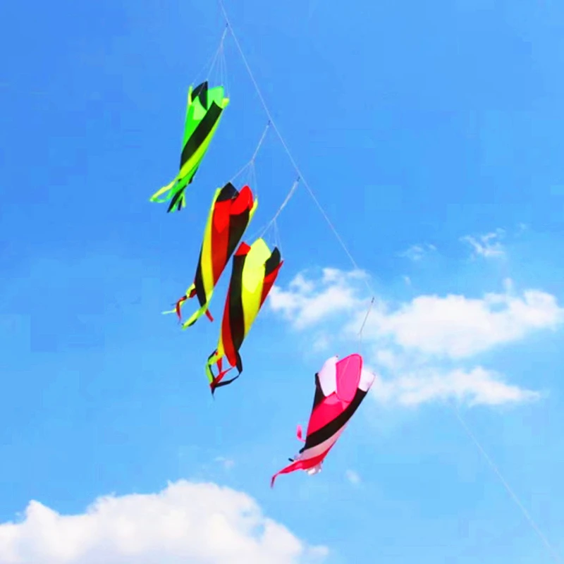 New giant kites windsocks rainbow high tails weifang kites pendant kites accessories flying dragon professional kite Slingshot