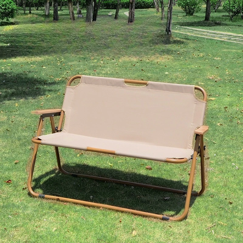 

Outdoor folding chair camping barbecue fishing picnic leisure double chair portable simple