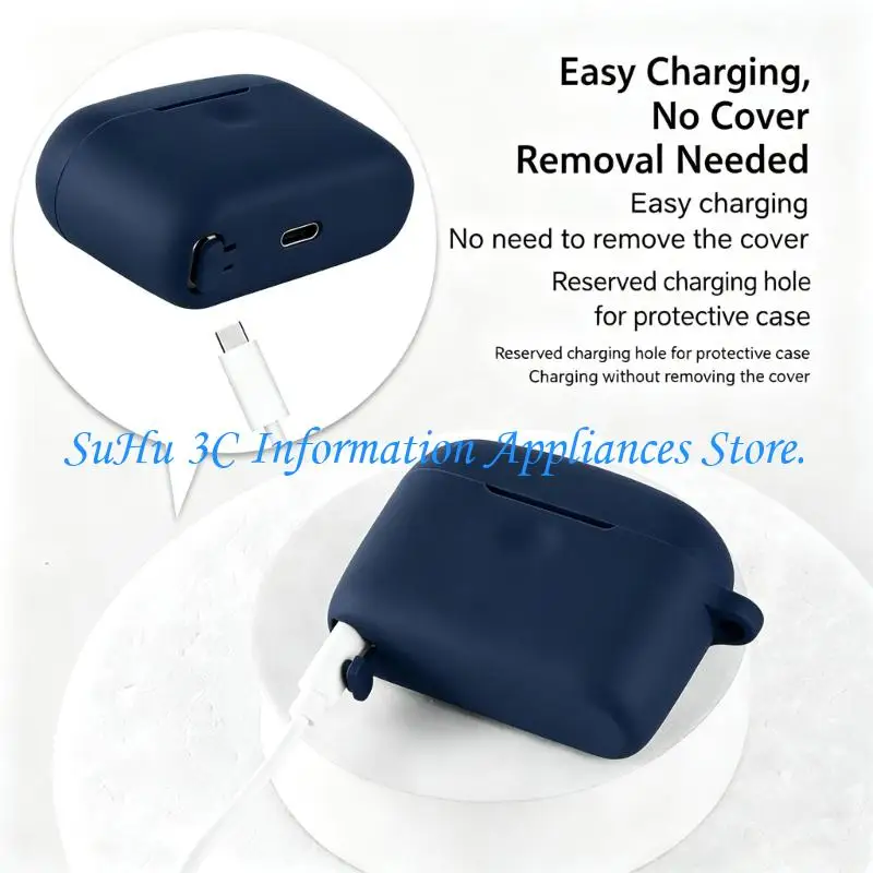  Model-Specific Earbud Case Cover Shell Sleeve with Accessible Charging Port
